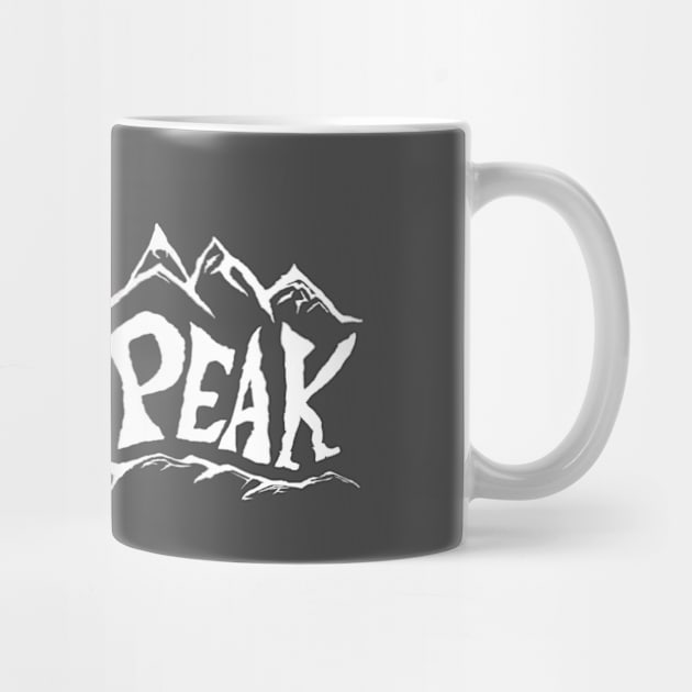 Take a Peak mountain climber hiker saying by BrederWorks